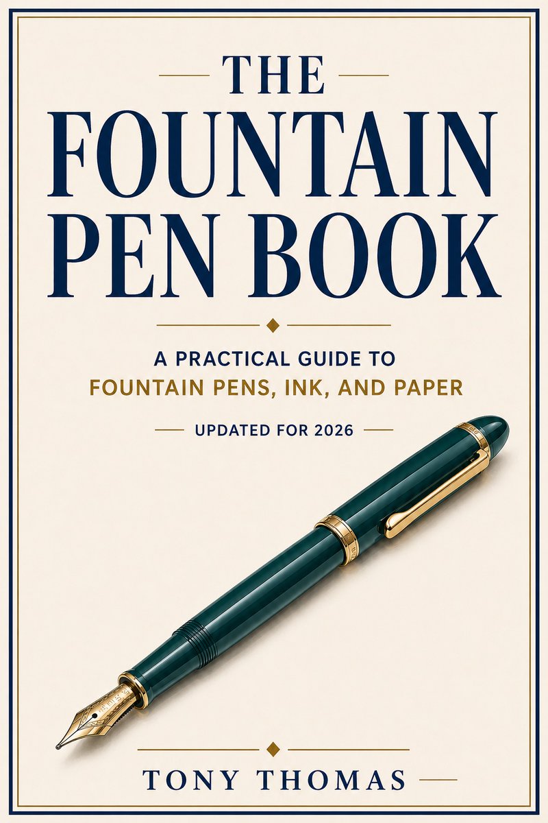 Hi Guys,

The revised version of "The Fountain Pen Book" has been pushed out to everyone who purchased it.  Quick favor: tell all of your fountain pen-loving friends about it. 

Link here: amazon.com/Fountain-Pen-B…  #fountainpens #fountainpen