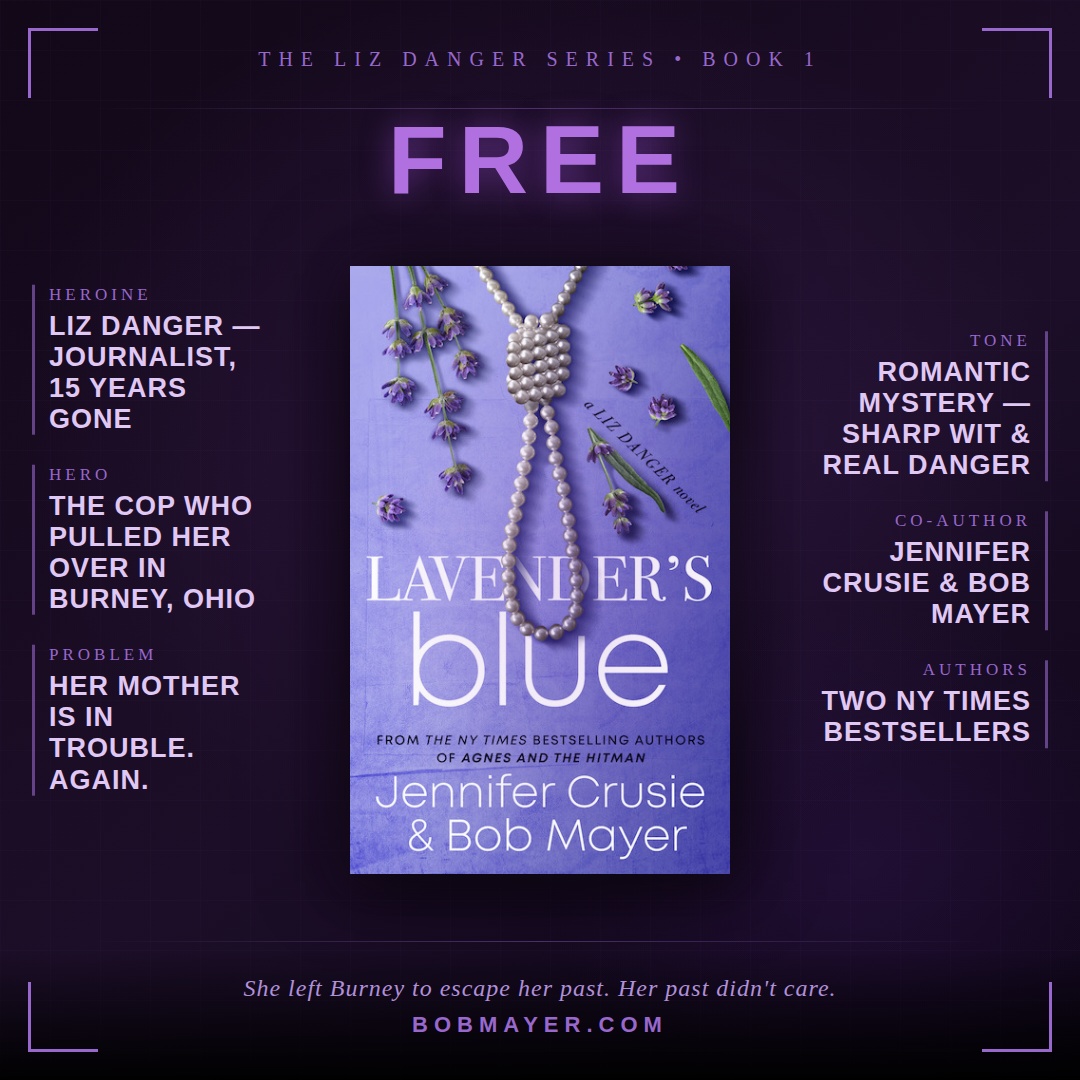 Bob_Mayer's tweet image. 1st in   series FREE today through 3 May. "Fabulous fun." ―Booklist (Starred   review; a Top-Ten Romance of the Year) A new Crusie/Mayer Series #book #romancebooks #Romance #romantic #RomanceReaders  amzn.to/46P1Yd4