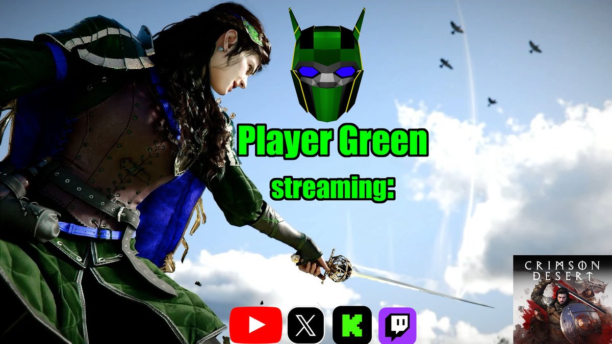 PlayerGrnthinks's tweet image. Player Green playing: Crimson Desert - Searching for new items

Chapter 12 on #PS5Pro 🙌 #Youtube - youtube.com/@PlayerGreenga…, #Kick - kick.com/playergreengam…, &amp;amp; #Twitch - twitch.tv/playergreengam…