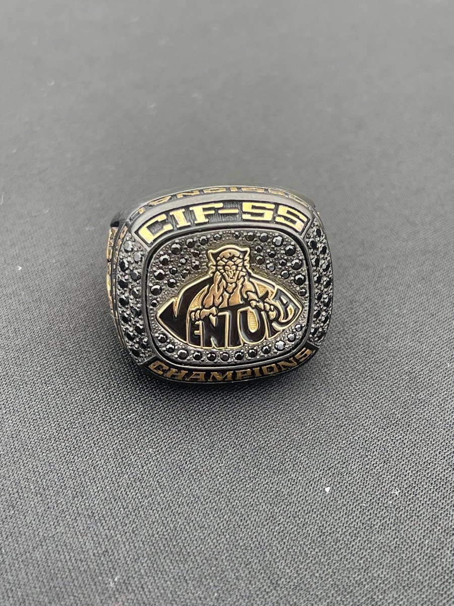87sNom's tweet photo. Beyond excited for my son @CoachMarquez_ and the entire team, families and fans that started in January and ended in December. It’s takes a village to get State 🏈 today we celebrated together. 💍 @VenturaFootball https://t.co/rwDXVZqgvy