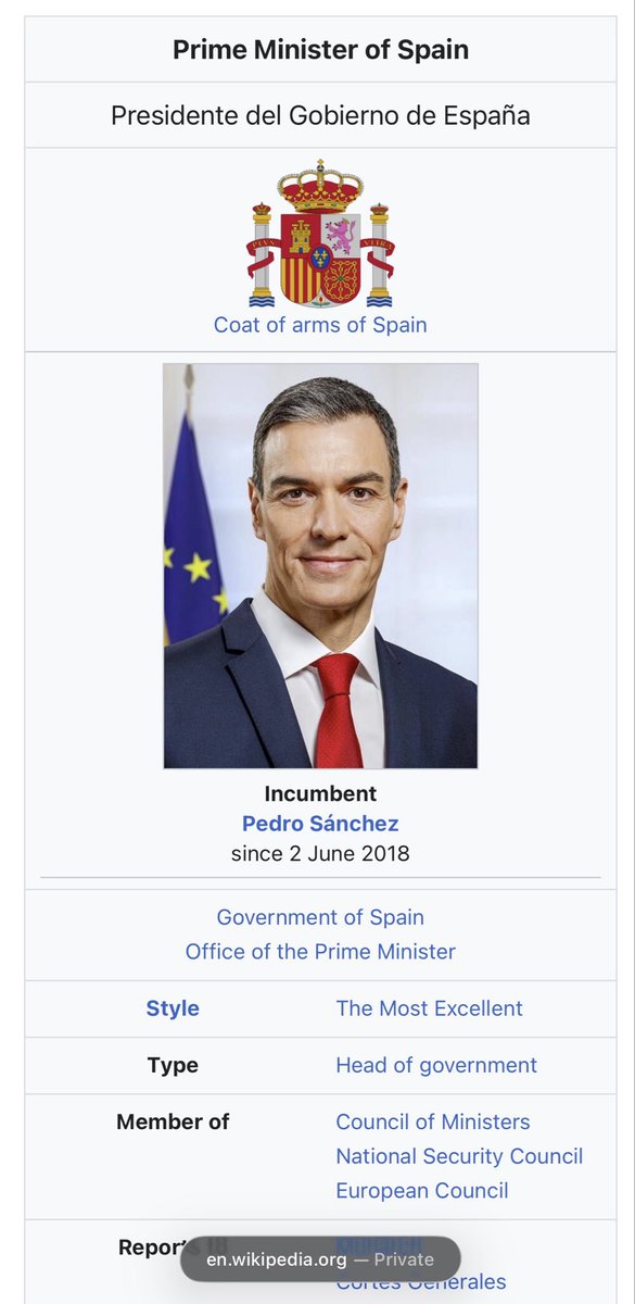 AAli0781's tweet photo. LEARN dude.  Never confuse the King of Spain with the PM of Spain please. https://t.co/C43s7GAIdx