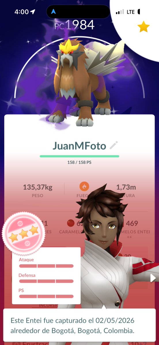 JuanTl50's tweet image. Shadow Shundo Entei

#ShadowEntei
#Shundo
#PokemonGo