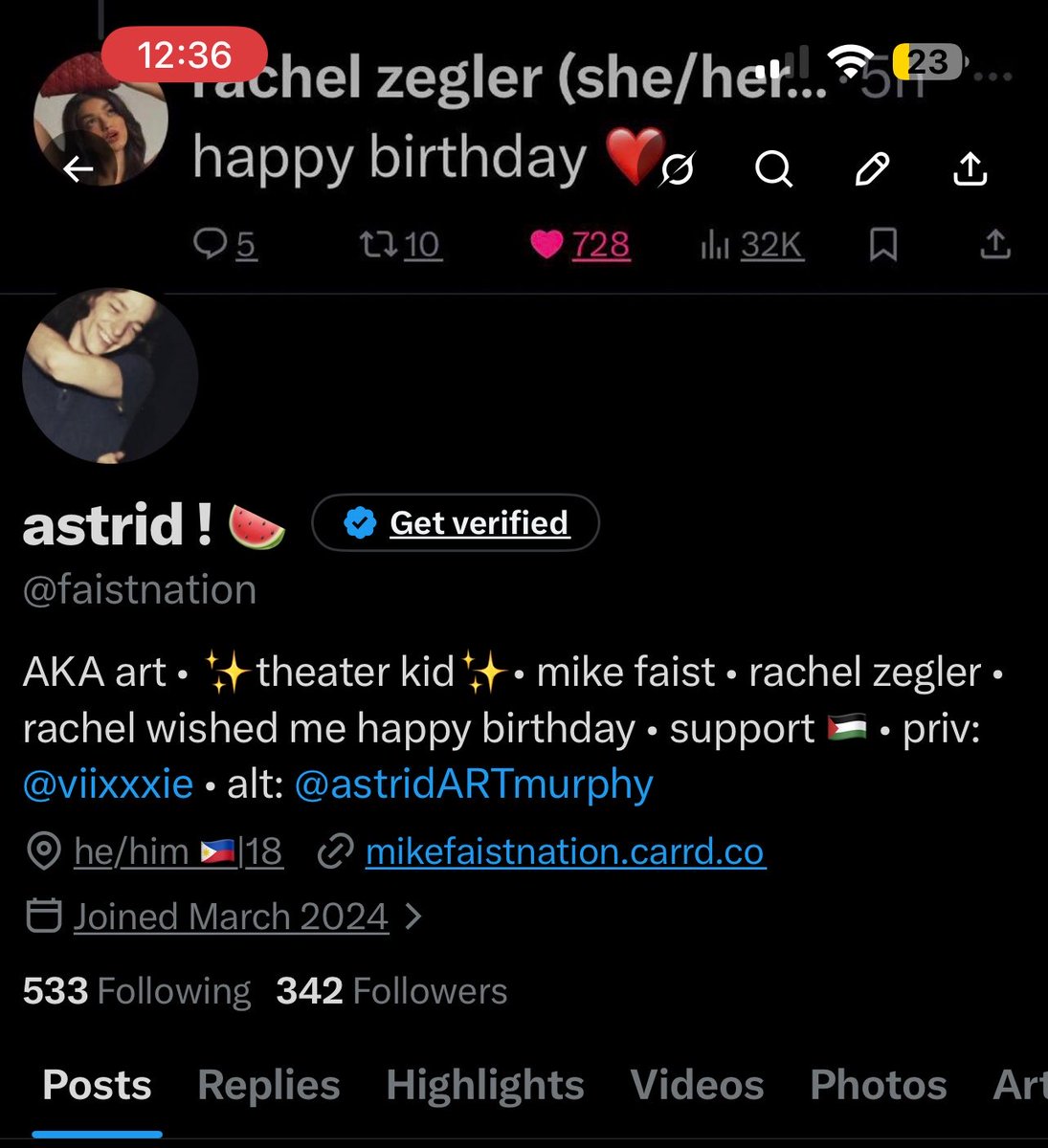 astrid ! 🍉 tweet media