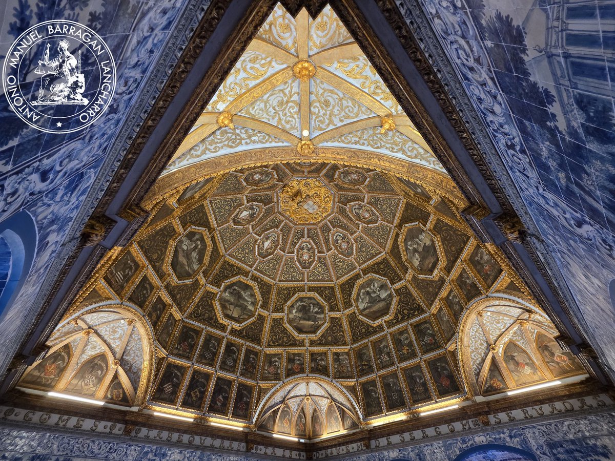 AMBLancharro's tweet photo. Sala de Blasones del Palacio Nacional de Sintra. https://t.co/6JrYUSCXCH