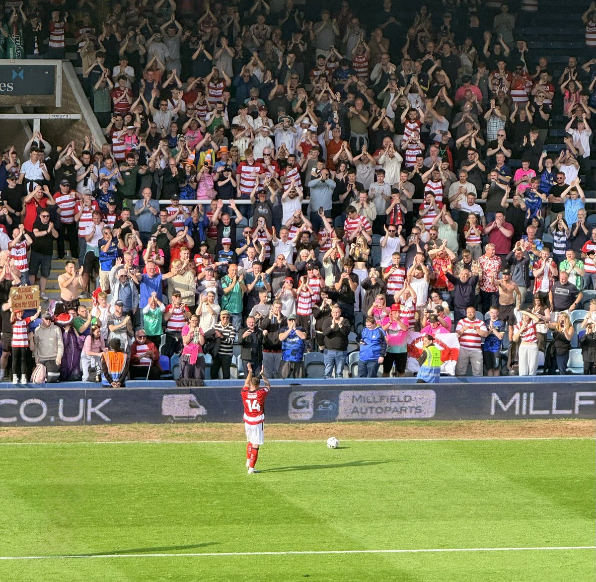 Well played Billy Sharp and congratulations to Grant McCann and Doncaster Rovers … you came to London Road and did a job on us … you finished 14th in the table yet looked head and shoulders above us. Posh - you’ve got some real sorting out to do! # pufc <a href="/theposh/">Peterborough United</a> <a href="/PTAlanSwann/">Alan Swann</a>