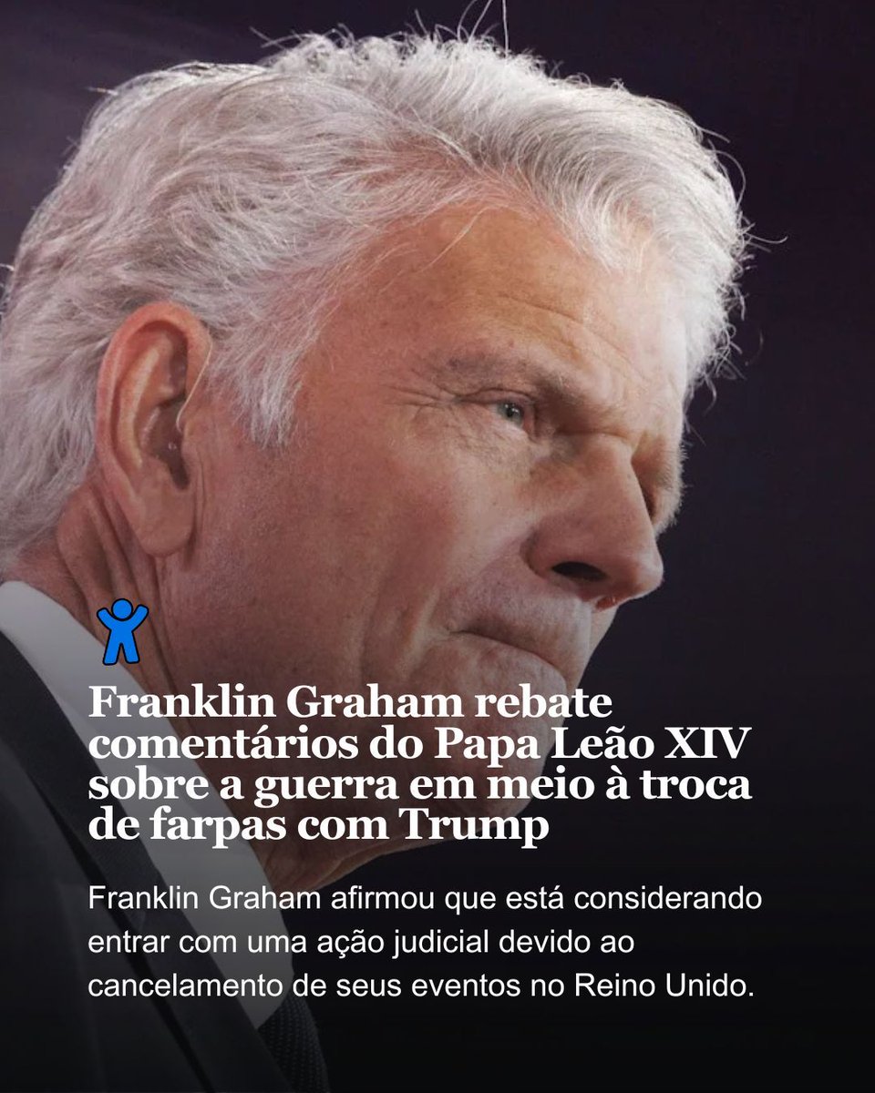 TimbbeBr's tweet image. Franklin Graham rebate comentários do Papa Leão XIV sobre a guerra em meio à troca de farpas com Trump

Veja o artigo completo: news.timbbe.com/news/franklin-…

#trump #franklinGraham #Papa #Guerra