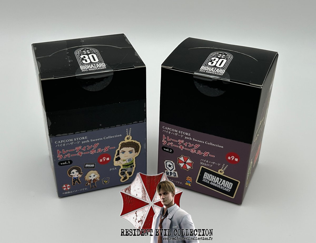 REcollectionFR's tweet image. Goodies des 30 ans

Boites complètes des Séries 1 et 2 de porte-clés, soit 18 porte-clés en relief au total, reprenant les visuels de nombreux personnages, armes, objets et logos de la saga depuis ses débuts

#capcom #residentevil #residentevilcollection #バイオハザード #REBHFun