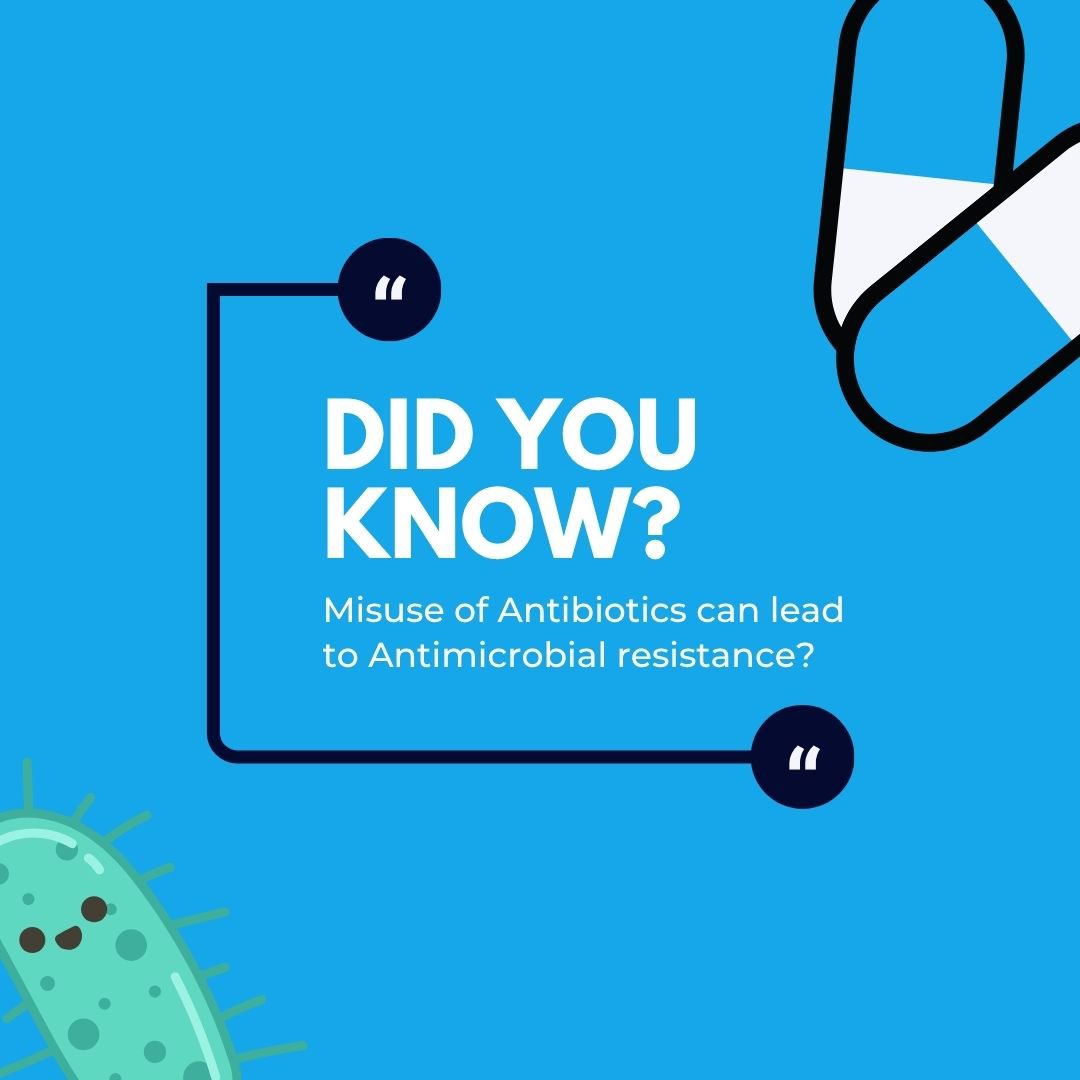 AntibioticsHS's tweet image. Misuse of antibiotics can make them stop working when you need them most. Antimicrobial resistance is real so don’t misuse antibiotics.

Use them wisely 

#antibiotics #antibioticshealth #antibioticssafety #antimicrobialresistance #antibioticsawareness