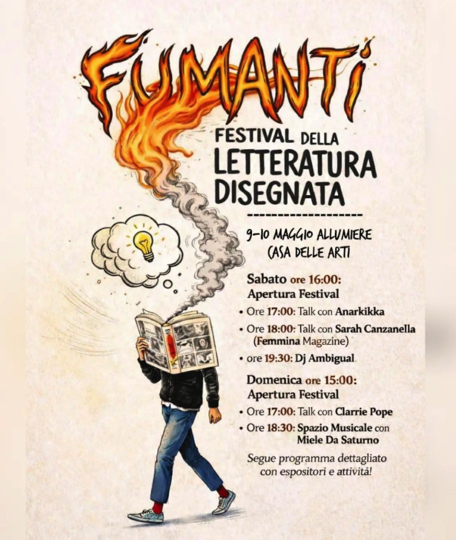 FumettoF's tweet image. Apre una mostra di Manga, a #Venezia . Apre la collana in edicola di Paz e una mostra a San severo, e segnalo sempre che è in atto la bella mostra al @Museo_MAXXI 
più avanti   il festival Ca.Co.FEST il 13 e 2 eventi OFF conIvan Ferrara e la @IoCiStoLibreria