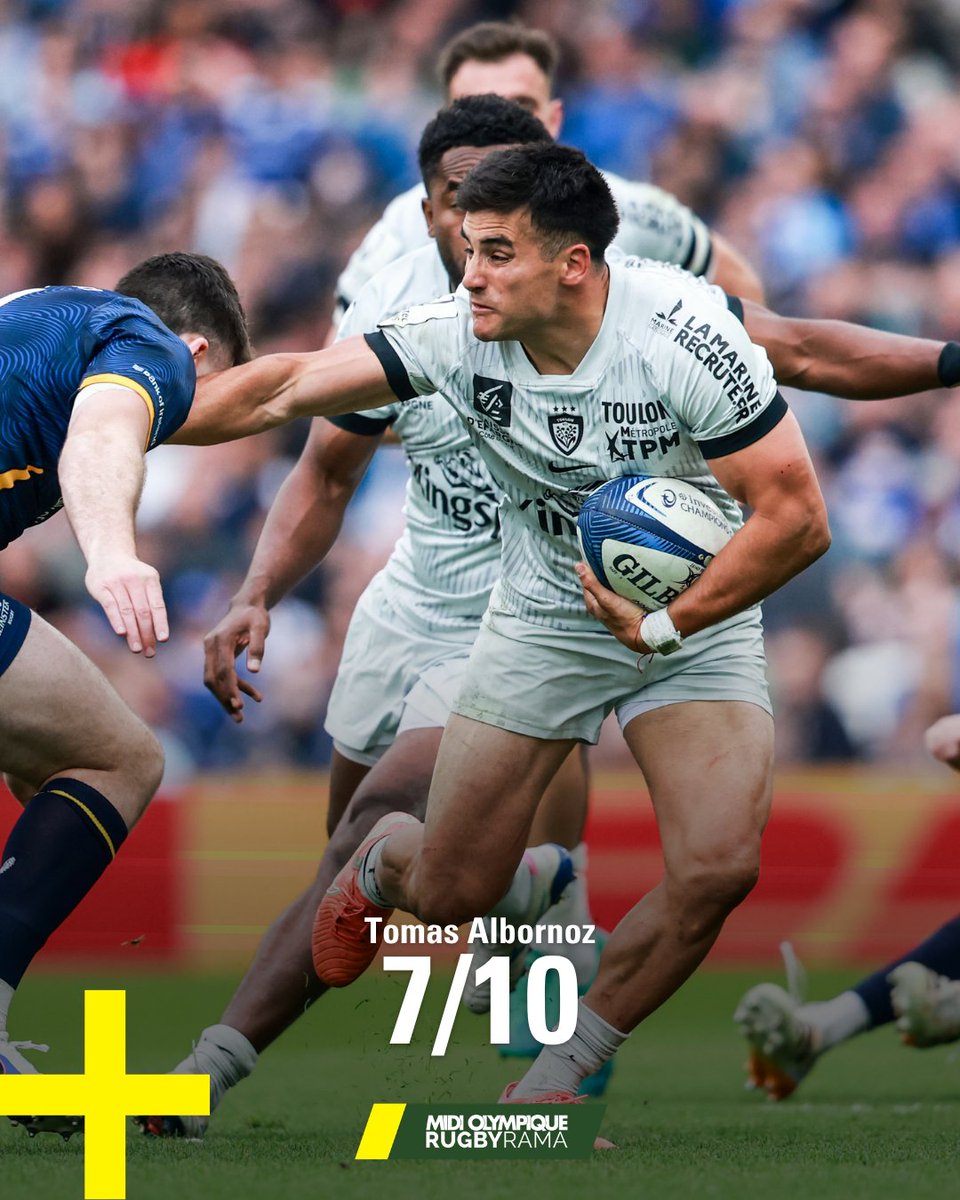 RugbyramaFR's tweet image. Ce samedi, le RCT est passé proche de l’exploit à Dublin, sur la pelouse du Leinster (29-25). Si Tomas Albornoz et Gaël Dréan ont été à la hauteur du rendez-vous, plusieurs internationaux étrangers ont été en deçà de leurs standards.

Les notes &amp;gt; tinyurl.com/knnc24mc
