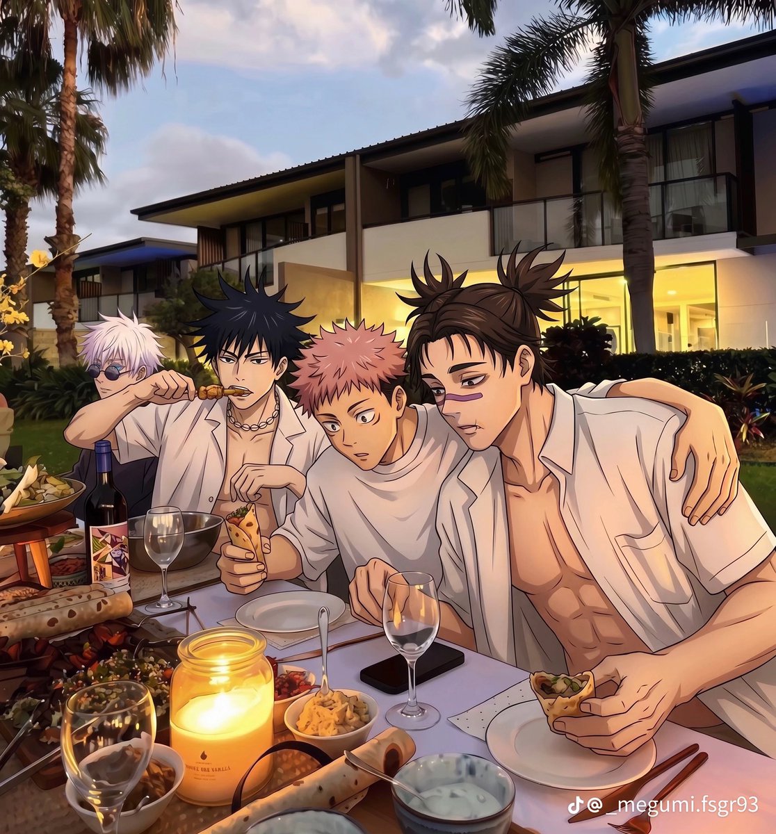 unissonss's tweet image. How their life was supposed to go #jjk #gojo