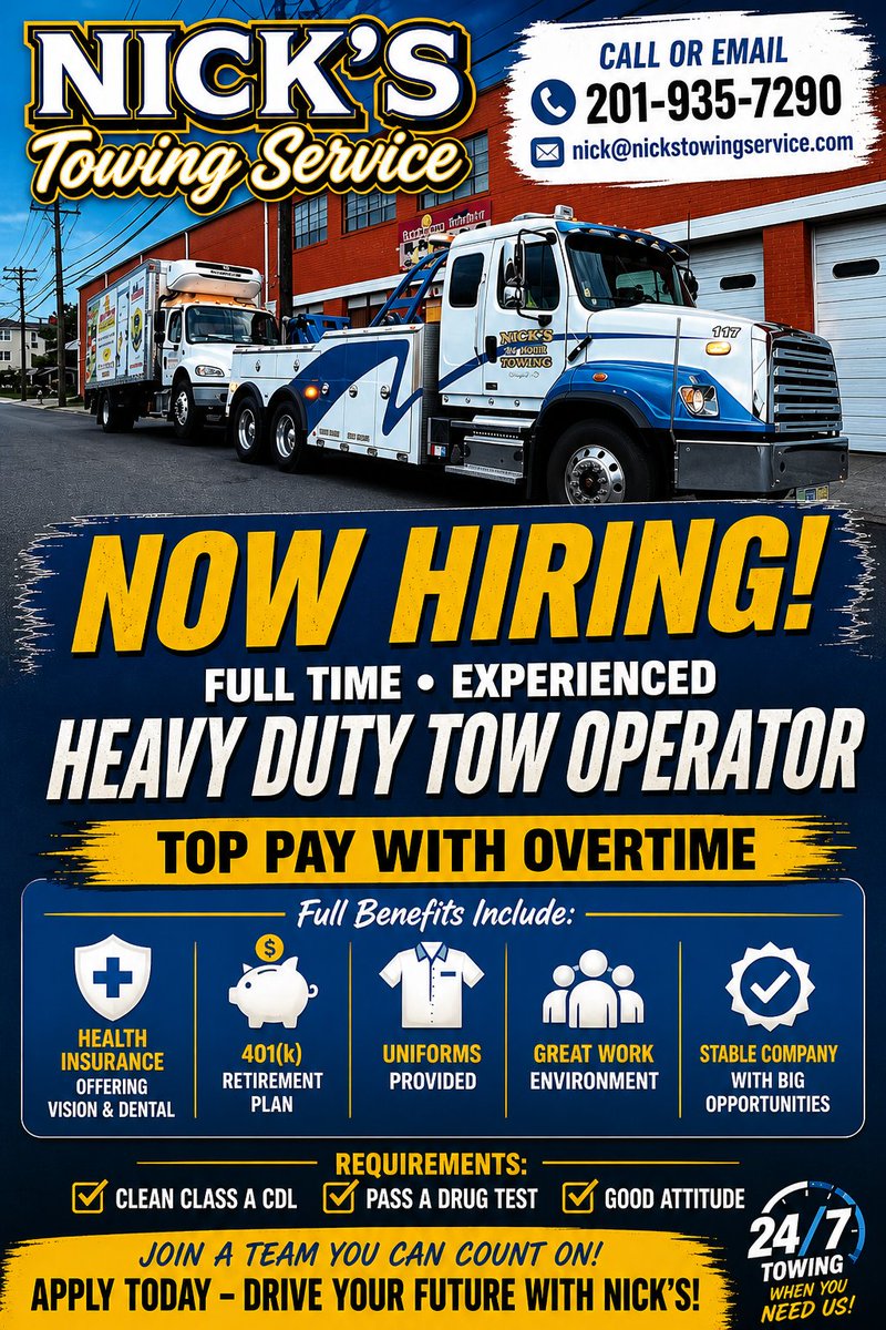 Nicks Towing Service tweet media
