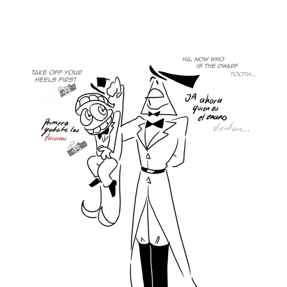 Me había olvidado de subir esto porque tenía un chingo de sueño, pero bueno ya lo subí (no critiquen mi ezquisofrenia)
#tadc #caine #bill #gravityfalls