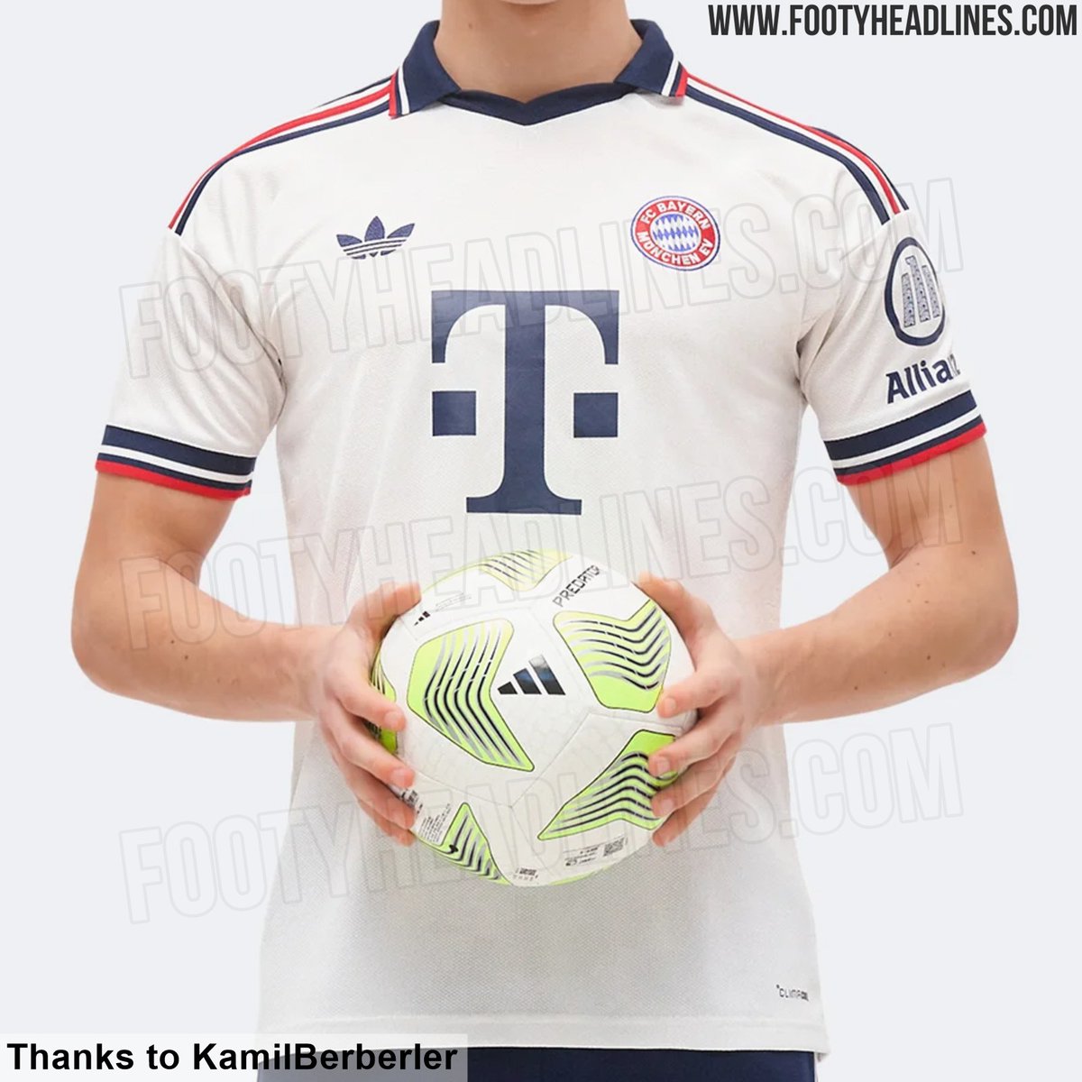 📸 New official photos of Bayern's home &amp; away kits for next season [<a href="/Footy_Headlines/">Footy Headlines</a> x <a href="/KamilBerberler/">Kamil Berberler</a>]