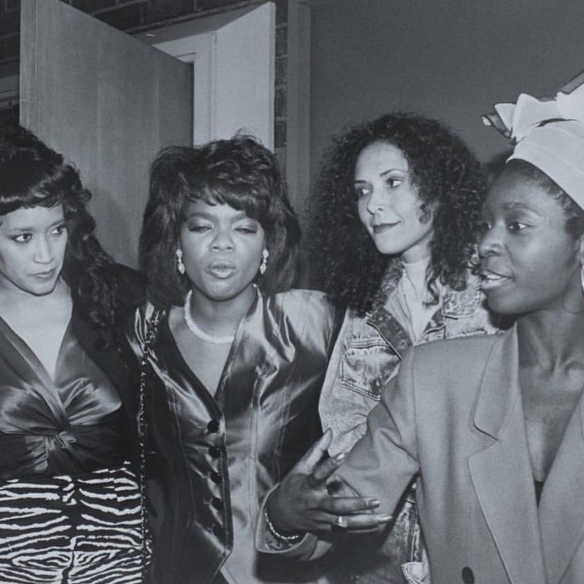 freakoutsideofx's tweet image. Jackée Harry , Oprah Winfrey , Lonette McKee , and Phyllis Yvonne Stickney