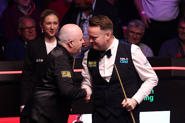 lovselby's tweet image. Shaun Murphy beats John Higgins 17 - 15 
to reach his 5th World Championship Final.
#snooker #WorldChampionship
📸 Getty-images