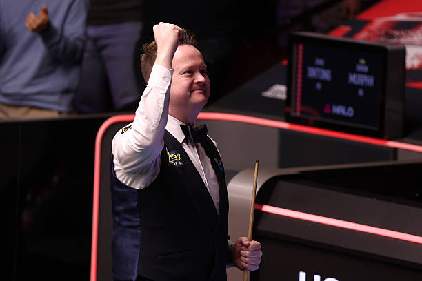 lovselby's tweet image. Shaun Murphy beats John Higgins 17 - 15 
to reach his 5th World Championship Final.
#snooker #WorldChampionship
📸 Getty-images