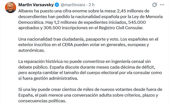Fins i tot aquest parla d’enginyeria censal.