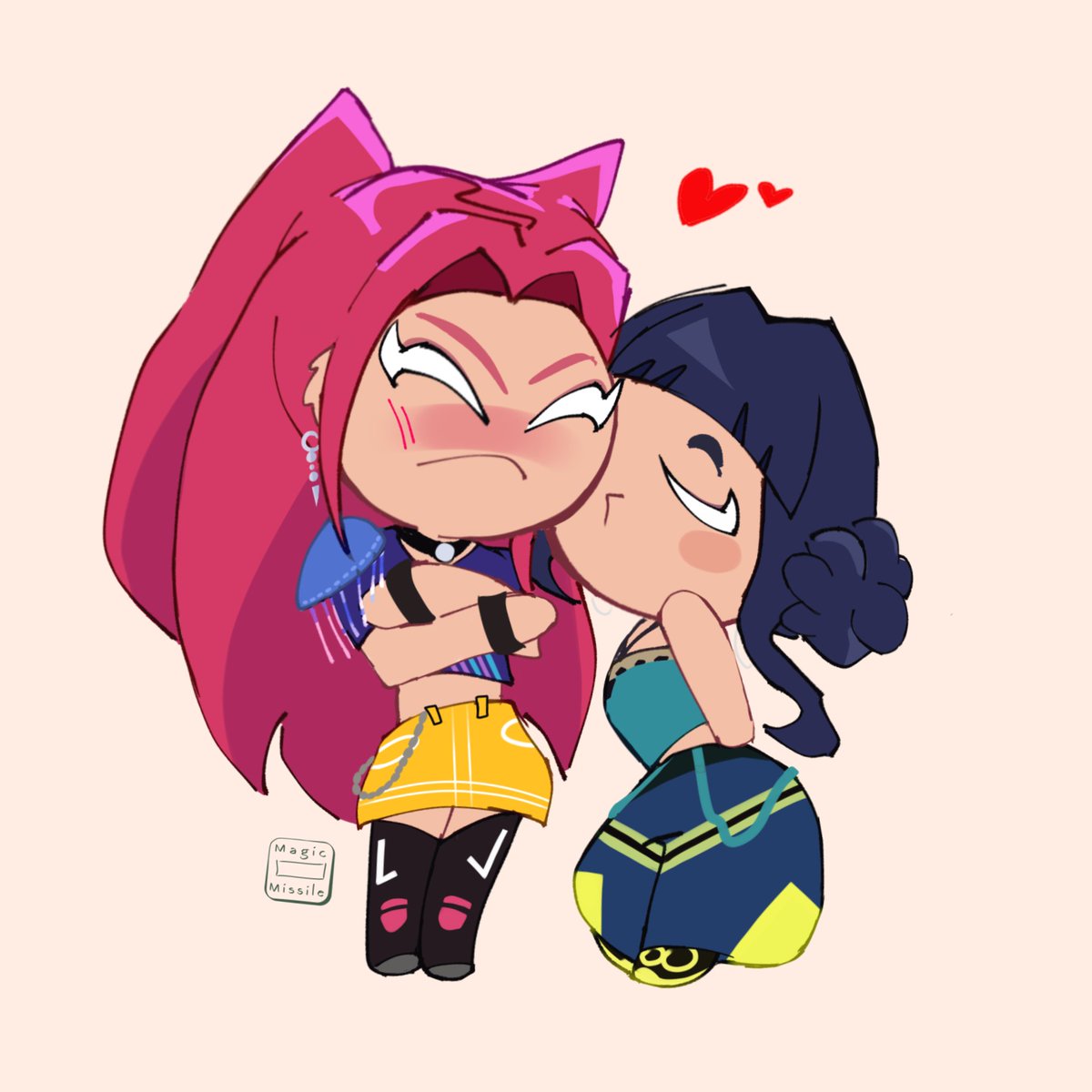 Magic_Missile_'s tweet photo. Wanted to draw this before the update ended zoemira as cookies hehe #cookirunkingdom #kpopdemonhunters #zoemira https://t.co/MpFcuvXYez