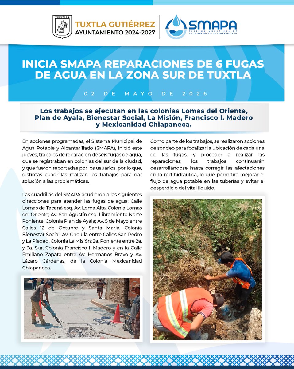 SMAPA Tuxtla tweet media
