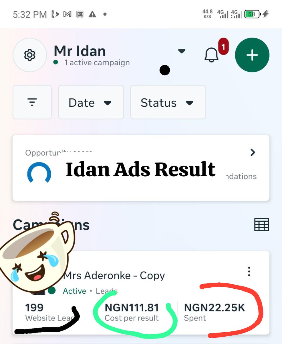 Phillipdigital_'s tweet photo. Affiliate marketers spending money on ads but not seeing results…

This is what proper ad setup looks like:
✔ 199 leads
✔ ₦111 per lead
✔ Only ₦22k spent

You don’t need millions to win with ads.
You just need the right system.

Message me, Lets me set up Ur Next ads https://t.co/ThmMwY6g4r