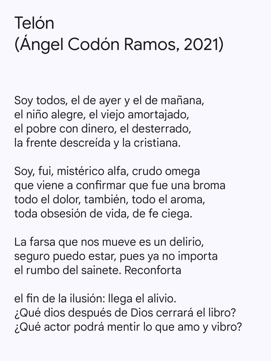 Ángel Codón Ramos tweet media