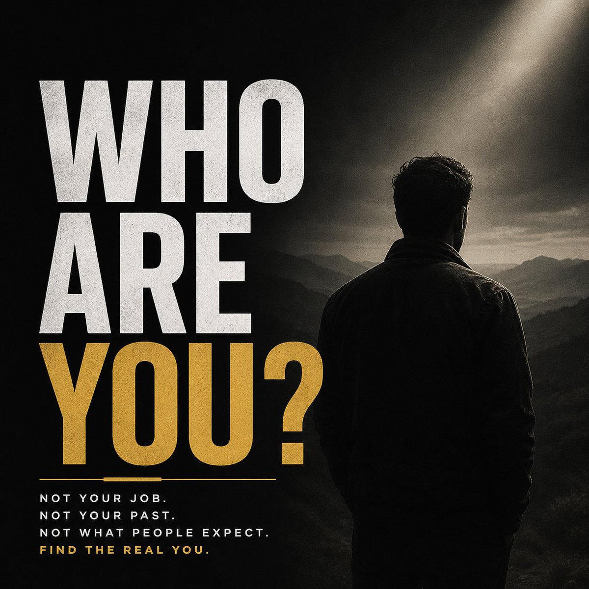therebuilddoc's tweet photo. Ask yourself one question:
Who are you, really?
Not your job.
Not your past.
Not what people expect from you.
If you don’t have a clear answer, it’s not a mindset problem.
It’s a structure problem.
That’s what most people are missing.
#RebuildYourLife #FindYourDirection https://t.co/AjlnA8h2Vc