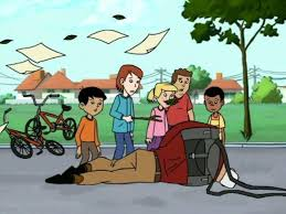 Fcsnva's tweet photo. “Look, it's the towers! THEY'RE FALLING!” Charlie the Dog truly steals #OftenAnOrphan, which has an eerie 9/11 prediction; #ArchiesWeirdMysteries is way better than the #Riverdale CW show; Race Bannon deserved more from #TheVentureBrothers, but the FF were parodied perfectly. https://t.co/GSgZLLuMFQ