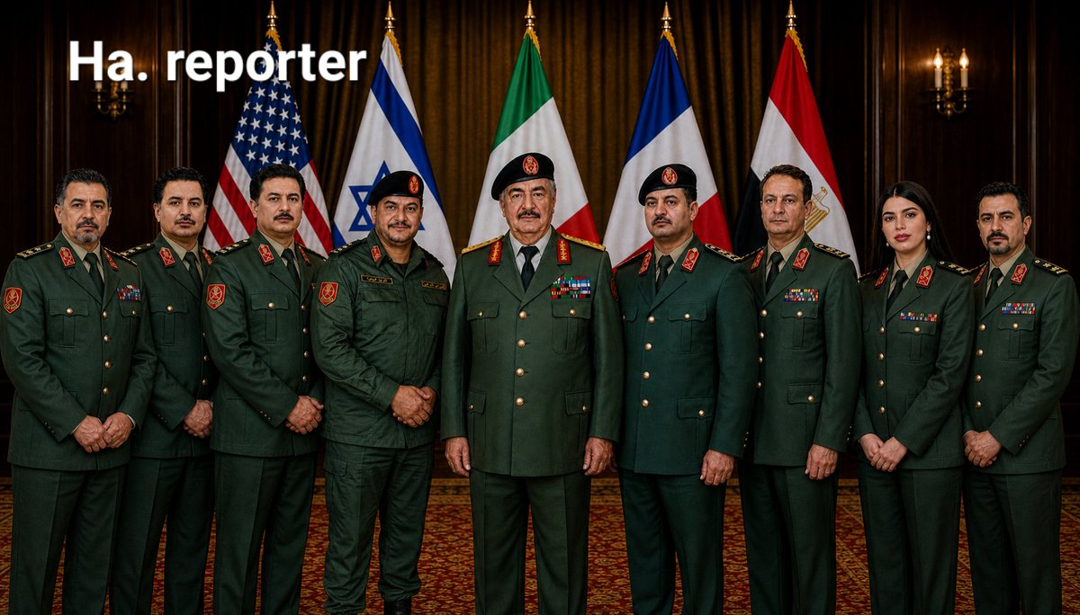HA_REPORTER2's tweet image. The Jewish lobby, who controls the decision-making and power structures in America, prefers the Hafter family to rule #Libya in a formal manner that ensures the continued theft of Libyan oil by Jewish capital in #California &amp;amp; #Florida.
#servant_Massad_boulos_devision_plan