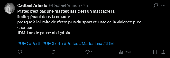 CadfaelArlindo's tweet image. told you : ceci n'était plus du sport
ça interroge un peu sur ce qu'on regarde vraiment
&amp;amp; en même temps on sait bien que c'est du prizefighting
#NotAGame

#UFC #Perth #UFCPerth #Prates #Maddalena #JDM