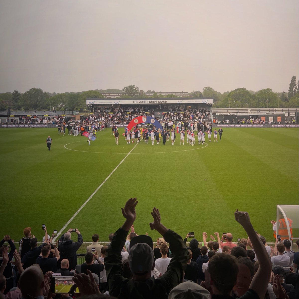danwebster37's tweet photo. Match #78: Bromley 3-1 Walsall. A fitting finale to this remarkable season. Not just the way Bromley turned the screw and scored their goals, but how results elsewhere fell perfectly for them to seal the League Two title. I swear you’ll never see anything like this ever again! https://t.co/OeYR44baRY