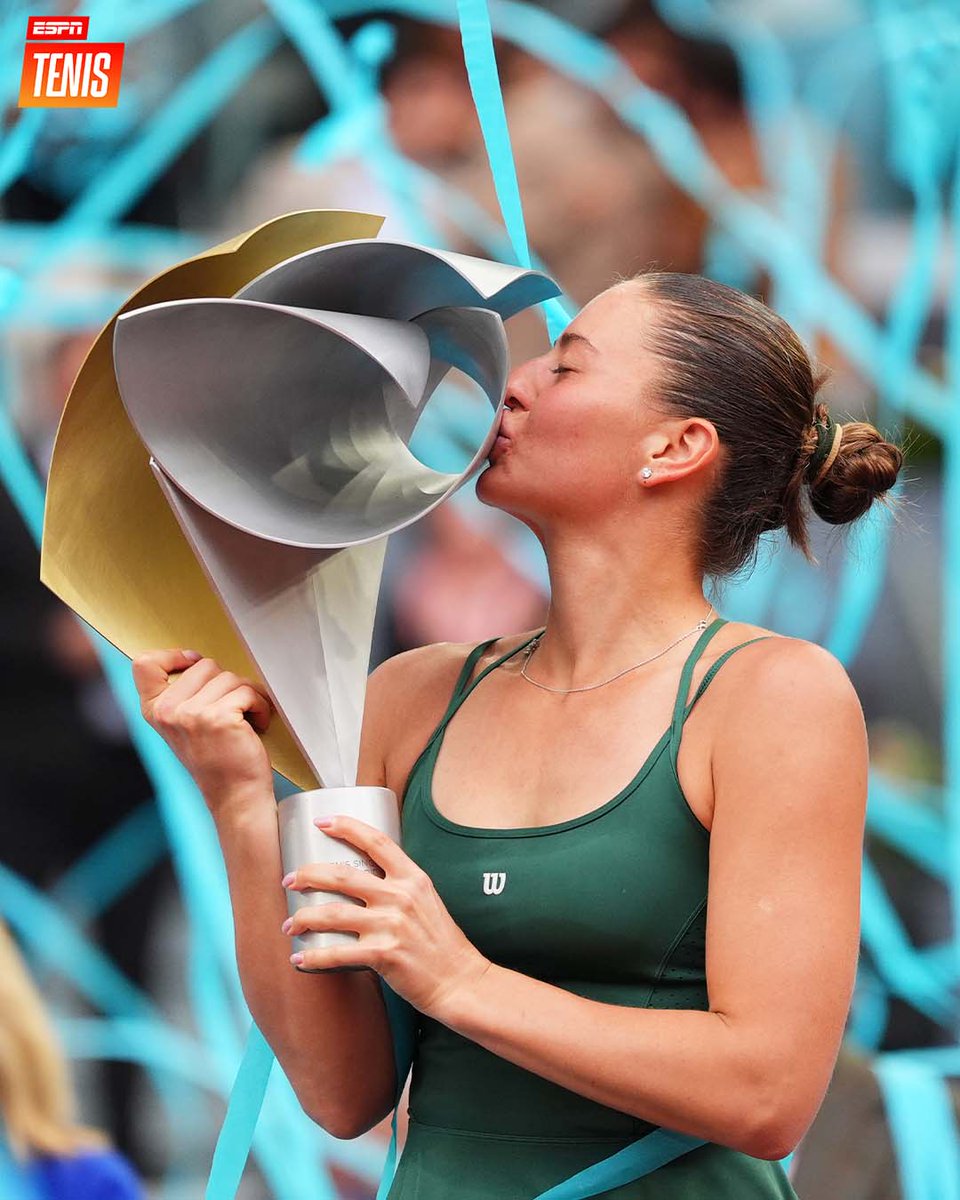 ESPNtenis's tweet image. Marta Kostyuk campeona del WTA 1000 de #Madrid. 🇺🇦🏆