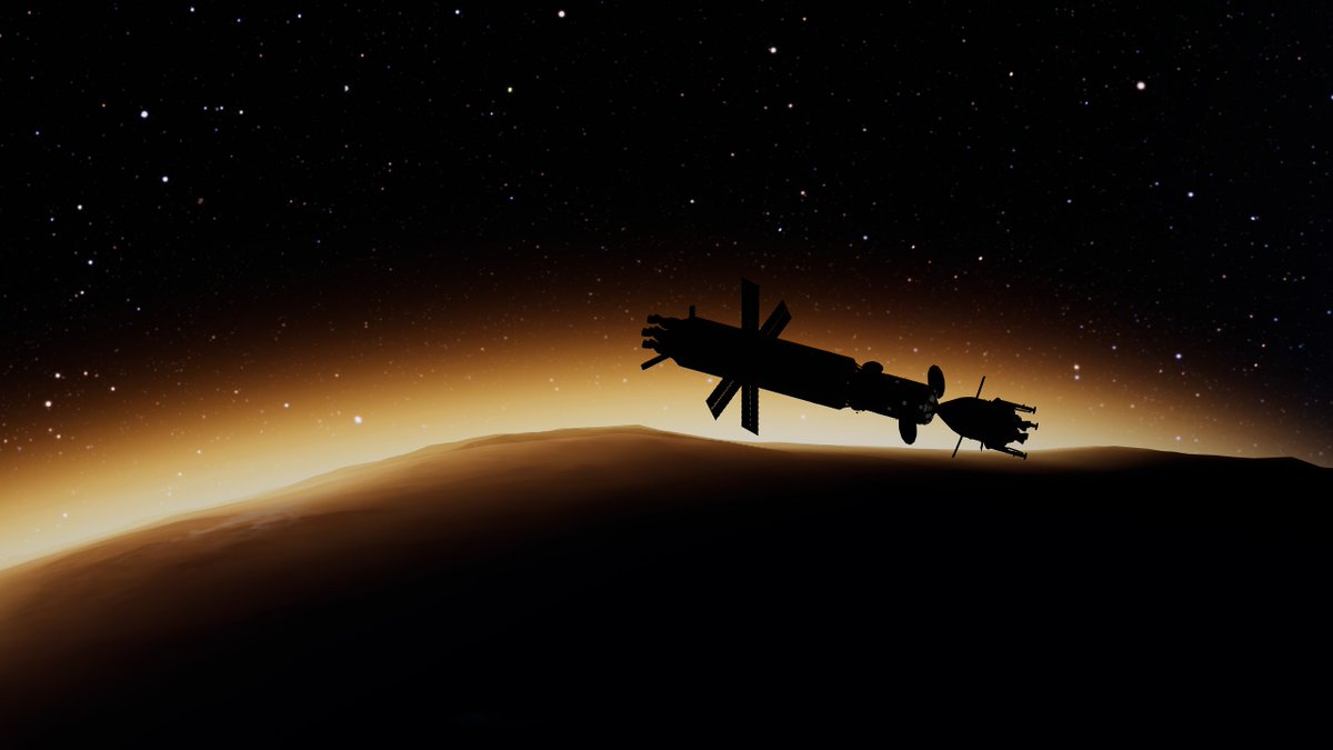 Arrivée de la mission Ares 5 en orbite de Duna avec le DTV à propulsion ...