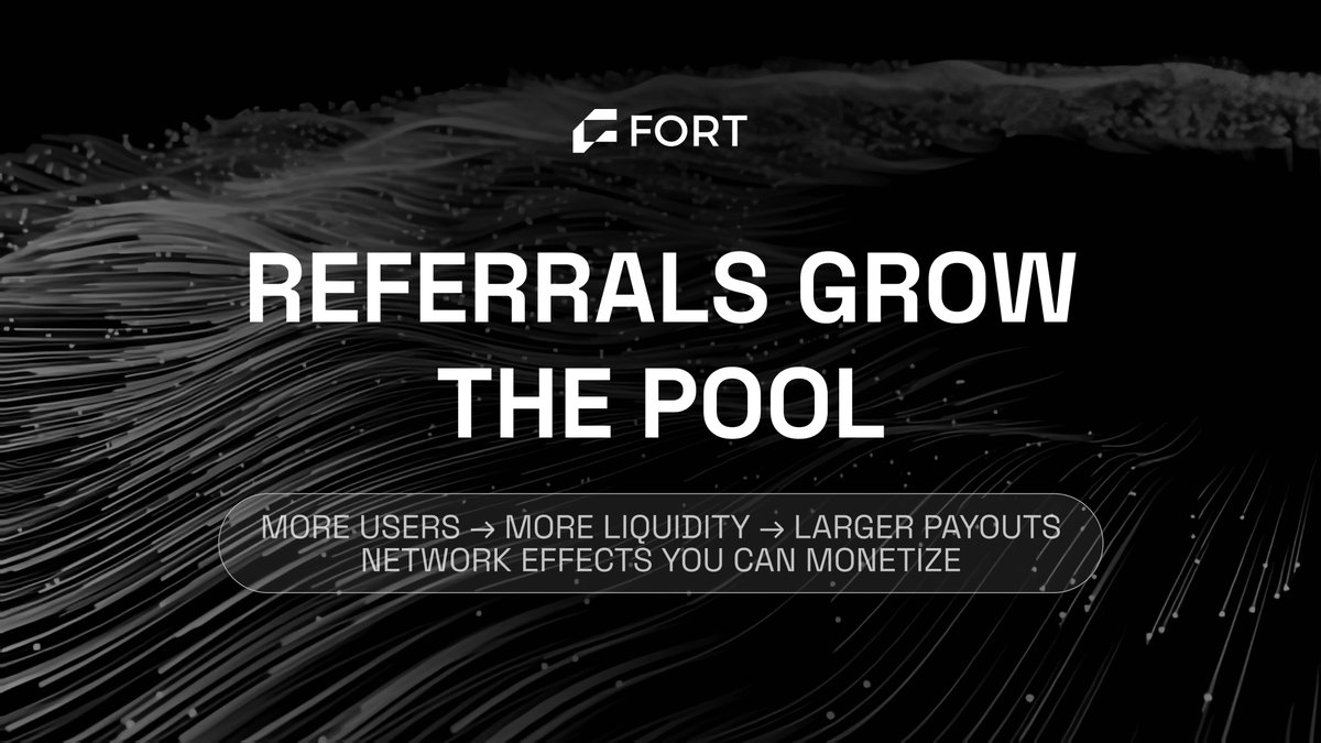 Fort_Finance_'s tweet photo. The old way keeps the rewards small and split up. 

We’re building one shared pool that actually grows as more people join in through referrals. 

Real network effects, shared upside. This feels like how lottery should work in the internet era. https://t.co/nFpgfmja3d