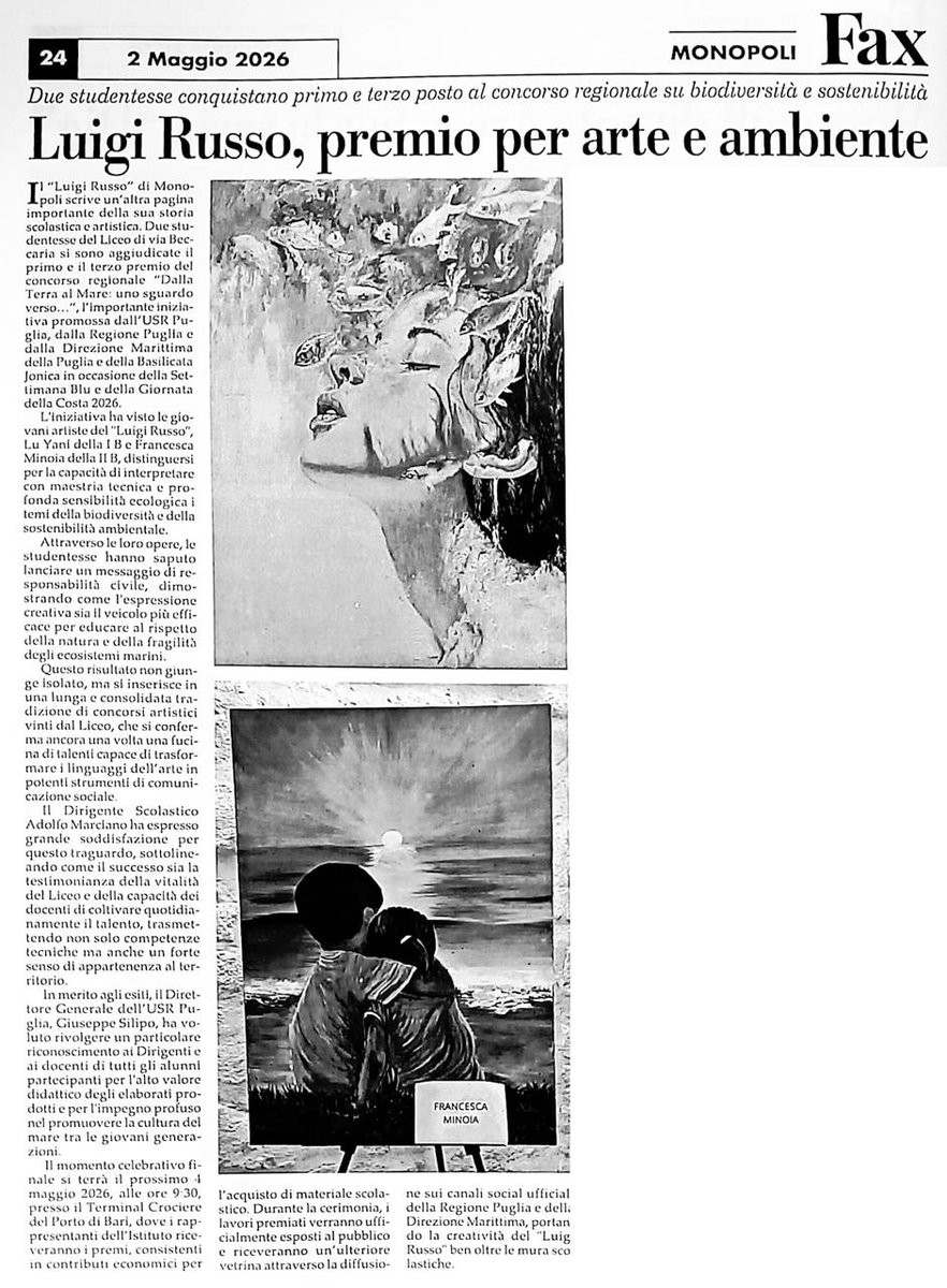 marciano_adolfo's tweet image. #LiceoArtisticoLuigiRusso 
#Arte
#Ambiente 
#Mare
