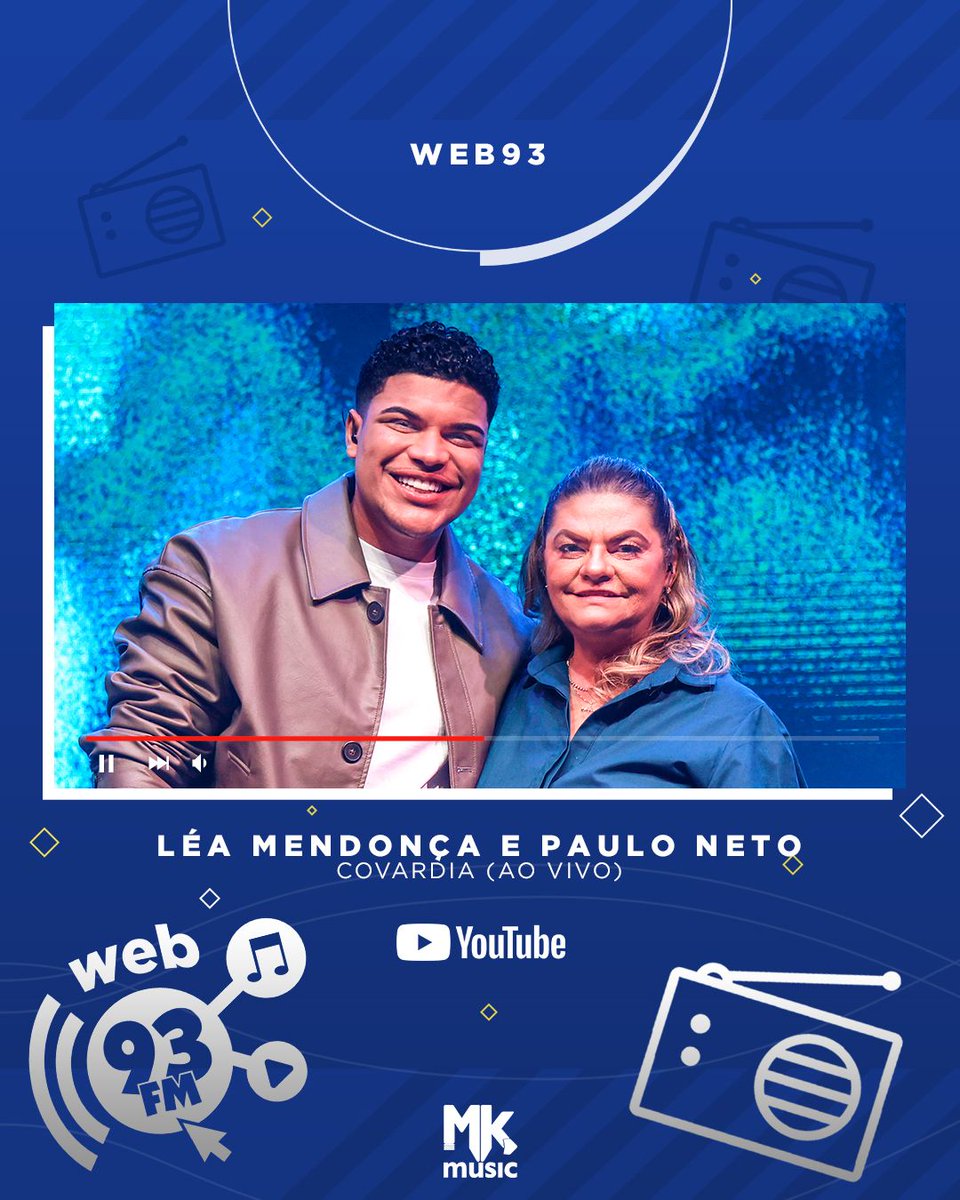 MKMusicBrasil's tweet photo. A canção “Covardia”, de @leamendonca com @paulonetomk, foi destaque no programa #web93, da Rádio 93 FM. Incrível, né? ⁣Assista à programação completa no canal da Rádio do povo de Deus, no YouTube.

🎧 https://t.co/b2U3JVQVpF

#Web93 ⁣#LeaMendonça #PauloNeto #Covardia https://t.co/HGkE4VyOwR