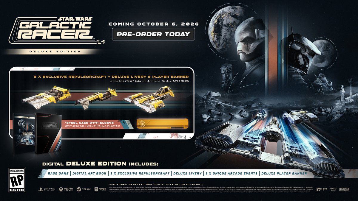 STAR WARS: Galactic Racer™ tweet media