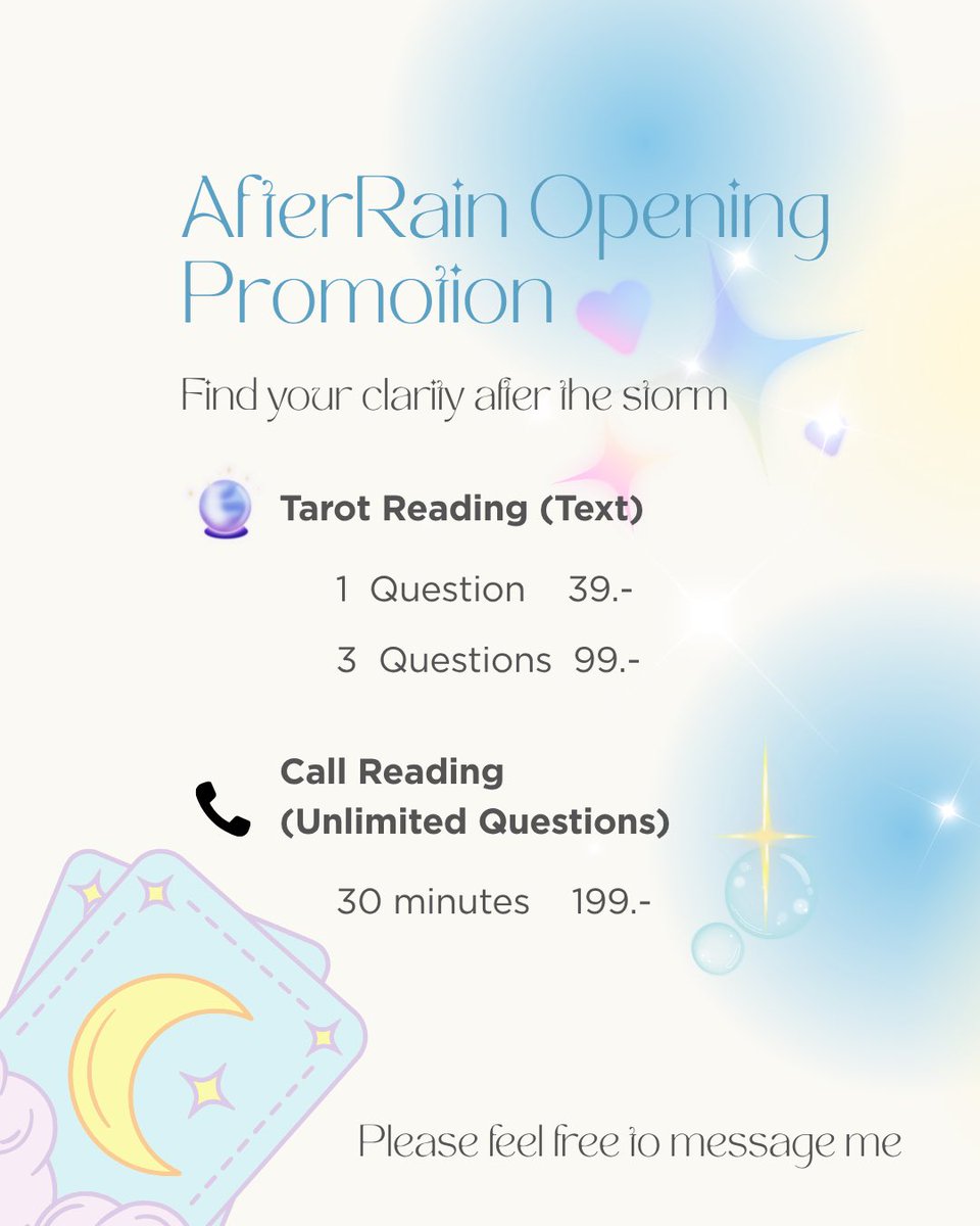 AfterRain Tarot | Healing Space tweet media