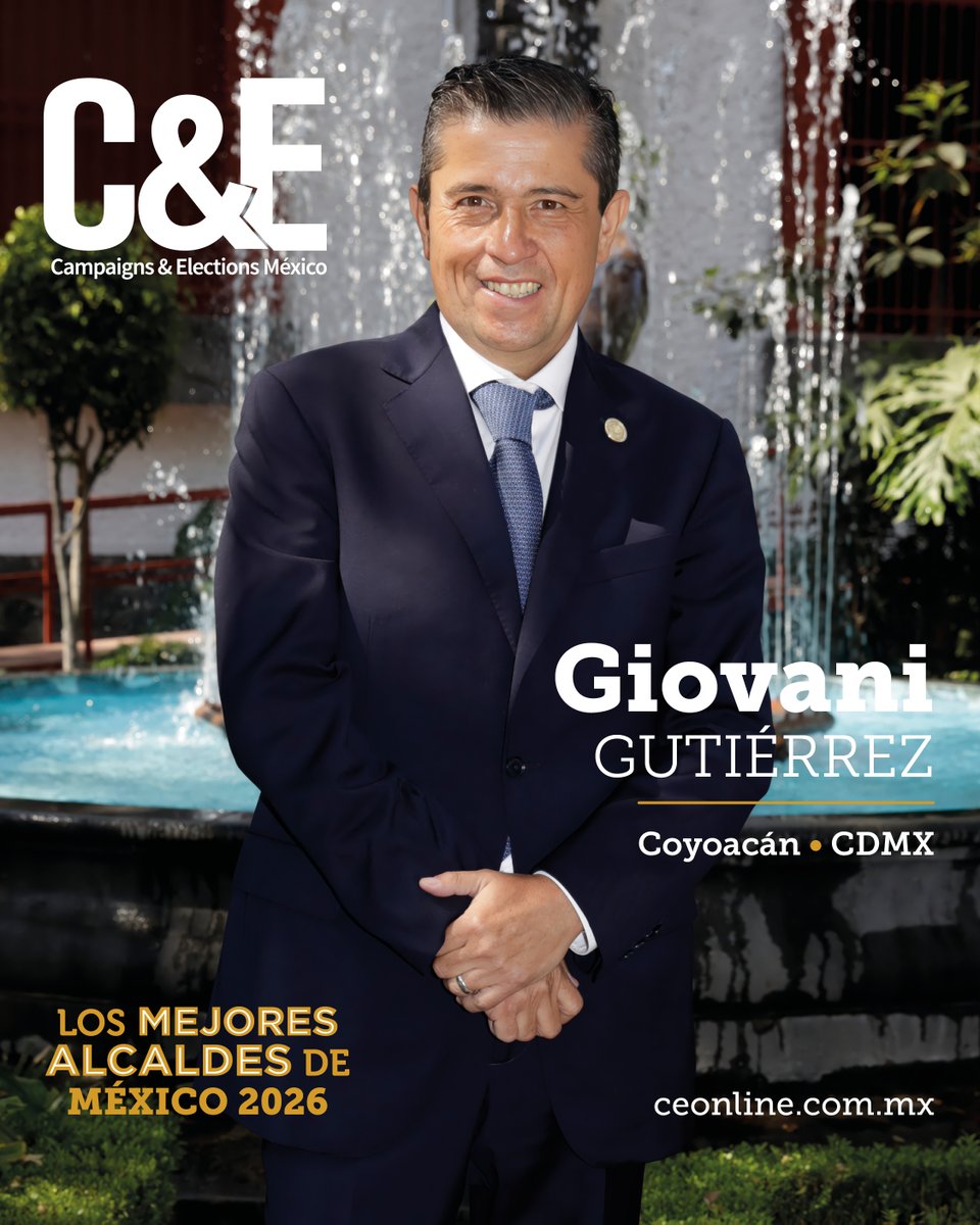 CE_Mexico's tweet photo. 🙋‍♂️ @giogutierrezag, Alcalde de Coyoacán, CDMX, en nuestra #EdiciónEspecial de #LosMejoresAlcaldesdeMéxico 2026 🇲🇽

Encuentra su nota completa aquí 👉🏼 https://t.co/MvPYaS5KUB

📍 Ya disponible en el AICM, tiendas Sanborns, City Market y La Comer de todo el país 🇲🇽 https://t.co/mUWd3ikcv5