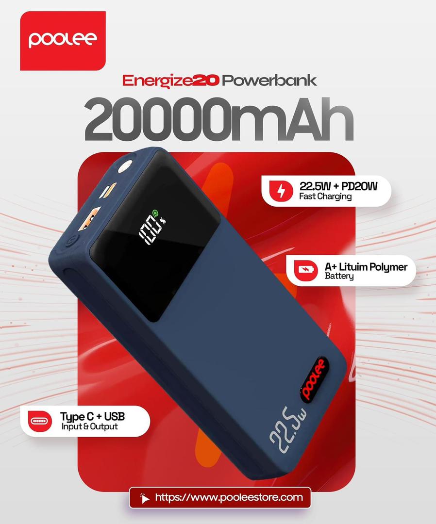 ch00se_kindness's tweet image. 🔋 Tired of your phone dying when you need it most?

Get your Original Poolee power Bank.

Quality you can trust. Prices you’ll love.

Price: N20,500

#Poolee #PowerBank #TechAccessories #LagosDeals #AffordableQuality