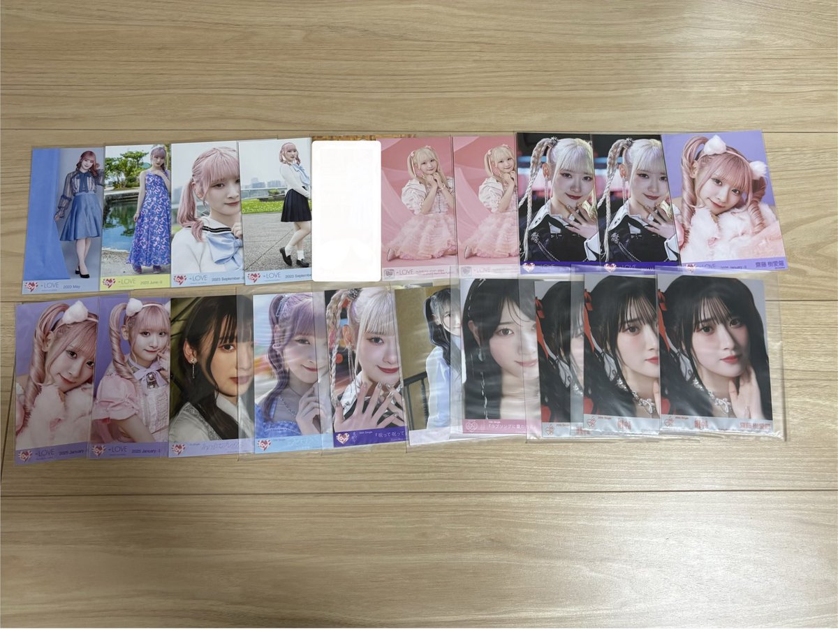 equal_trade_'s tweet photo. イコラブ シリアル 生写真 トレ 

譲 齋藤樹愛羅 (2枚目コンプ)

求 シリアル、k

シリアル は5/6までに現場無いためdmで提示可能な方のみ
現地→5/19,6/21 https://t.co/1lkAYsHoYs