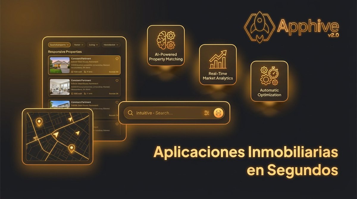 apphiveio's tweet photo. App de bienes raíces en un día.

Portales de propiedades, agenda de visitas, CRM básico. Todo sin código. Los mejores agentes ya usan Apphive.

https://t.co/wi379q2M3Y

#Apphive #BienesRaices #NoCode https://t.co/iv3bL8hM2L