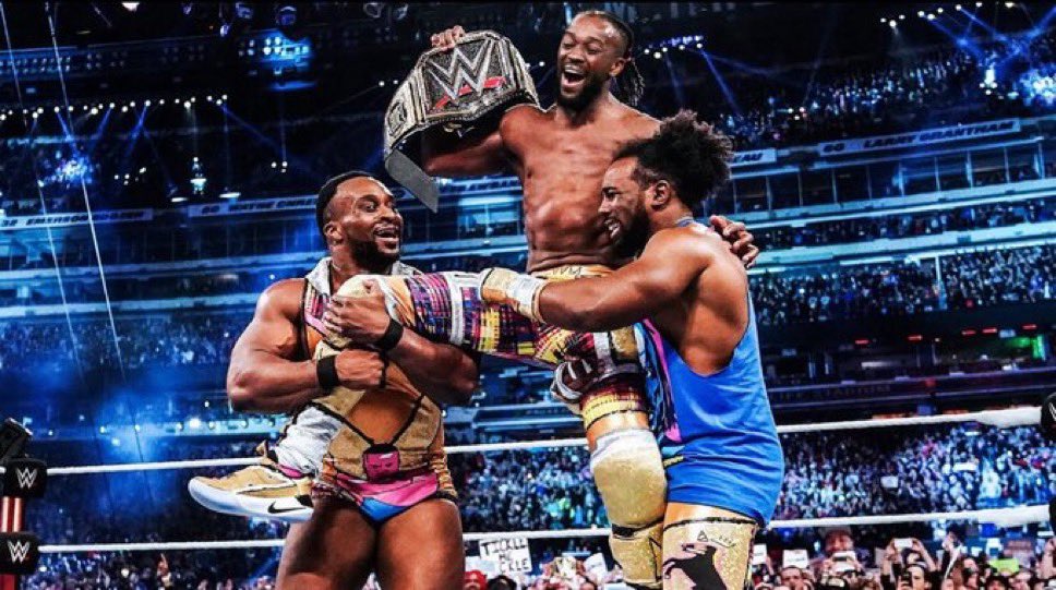 Nickination5's tweet photo. Mit den Jungs tief ins Wrestling gekommen - die drei waren für mich eine ganz ganz wichtige, bunte Konstante, wenn mich vieles anderes verloren hat. 

Thank you❤️ https://t.co/GVI8FvO2Ai