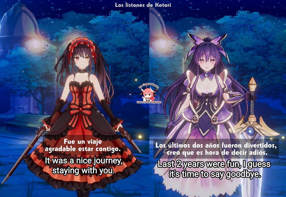 La Comandante Itsuka Kotori tweet media