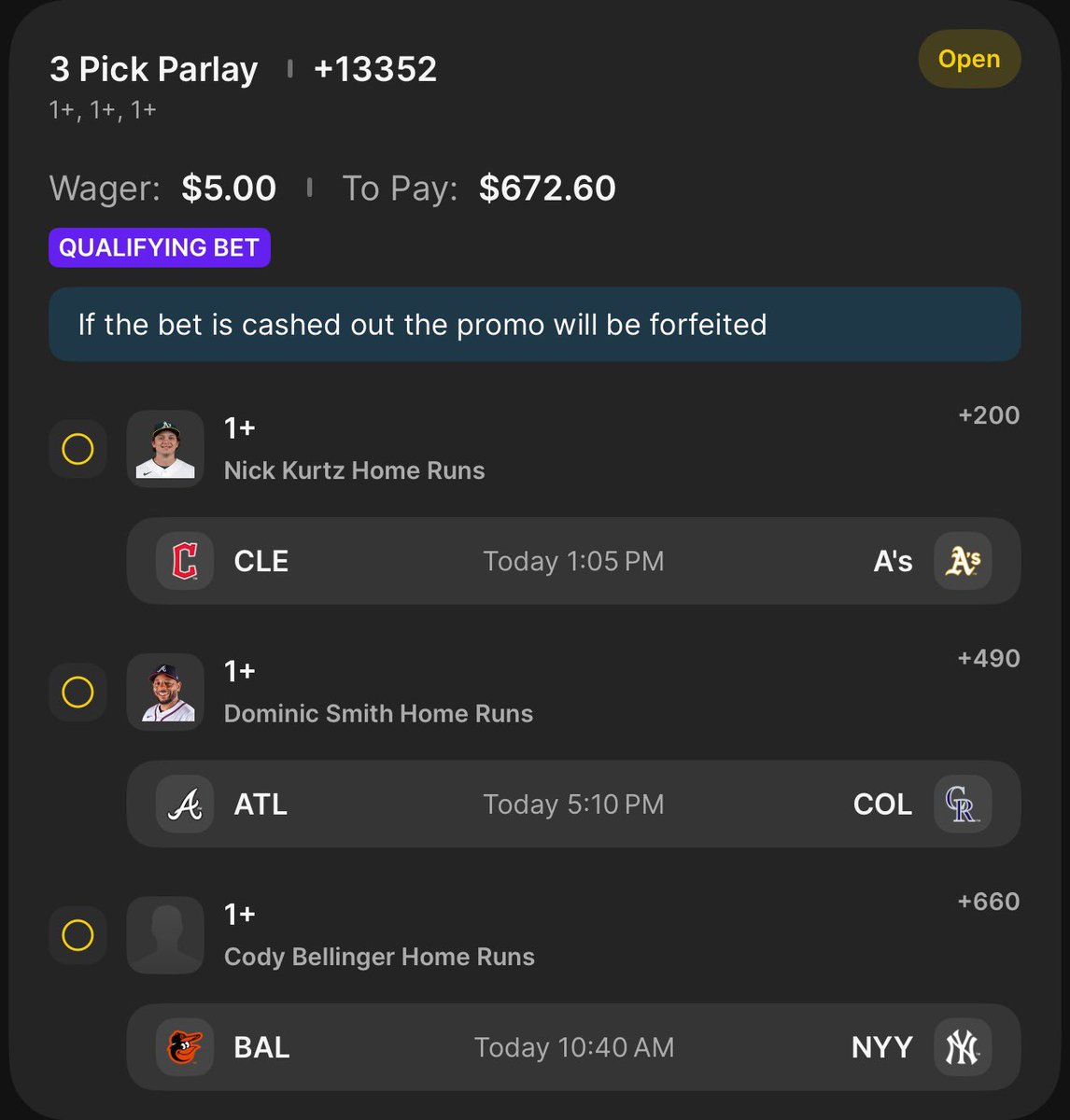 AnthoApes's tweet image. Grand Slam Promo 🫡

#DK #MLB #HR #Dinger #Grandslam #Draftkings