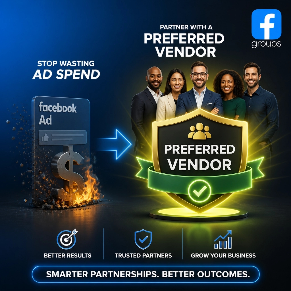robertjrussell's tweet image. Stop burning cash on Facebook Ads! 💸 In 2026, it’s all about being the "Preferred Vendor." Move from "just another advertiser" to a "trusted expert" in our groups.

Apply here: forms.gle/CLpppTmEExmJ2h…

#Business #Marketing #FacebookAds #SmallBusiness