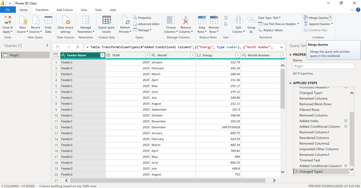 GodfreyMmesoma's tweet photo. Day 1 with Power BI didn't go how I expected. 😅

I thought we'd jump into dashboards. But we started data cleaning again.

Using Power Query to fix data (remove duplicates, correct errors, change data types).

Same concept I learned in Excel, just more powerful.

#Data_analysis https://t.co/E6TztMUnWV