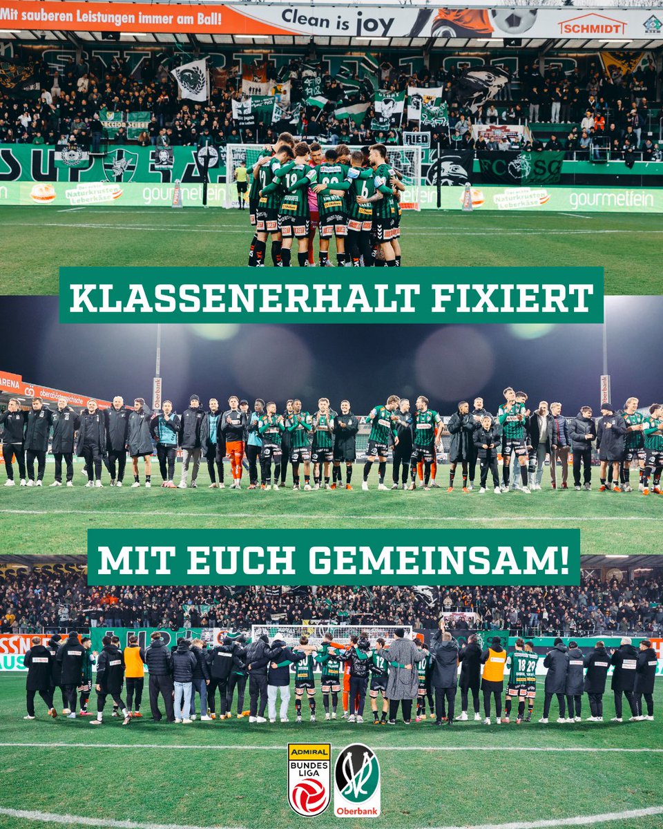 svried1912's tweet photo. Kampf. Leidenschaft. Klassenerhalt.🖤💚

#svried #seit1912 #desismeiverein https://t.co/WJXdE7oynG