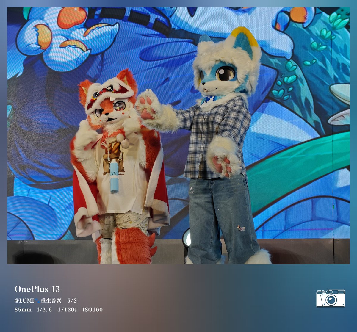 XFeng2007's tweet photo. Just came back from "revival furcon"
Really tired here but still happy,nice to meet you everyone!
more photo on my qq album &amp; bilibili vlog
#furry #furcon https://t.co/oY0AJD7Cm5