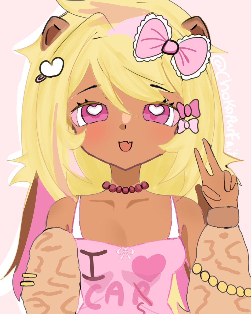 ChokoParfait's tweet photo. chibi vs portrait! https://t.co/kMOvNmaGOI